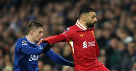 محمد صلاح يُحقق إنجازًا جديدًا في الدوري الإنجليزي بعد أسيست مباراة ليفربول وإيفرتون