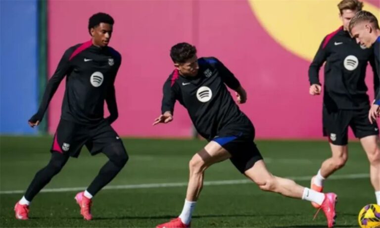 ثنائي برشلونة يغيب عن التدريبات قبل مواجهة رايو فاليكانو