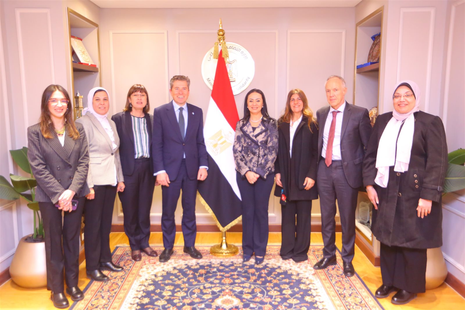 وزيرة التضامن تلتقي وكيل الأمين العام للأمم المتحدة ومنسق الإغاثة الطارئة 1 وزيرة التضامن تلتقي وكيل الأمين العام للأمم المتحدة ومنسق الإغاثة الطارئة