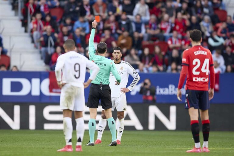 لجنة الحكام تصدر بيانًا رسميًا بشأن مباراة ريال مدريد وأوساسونا