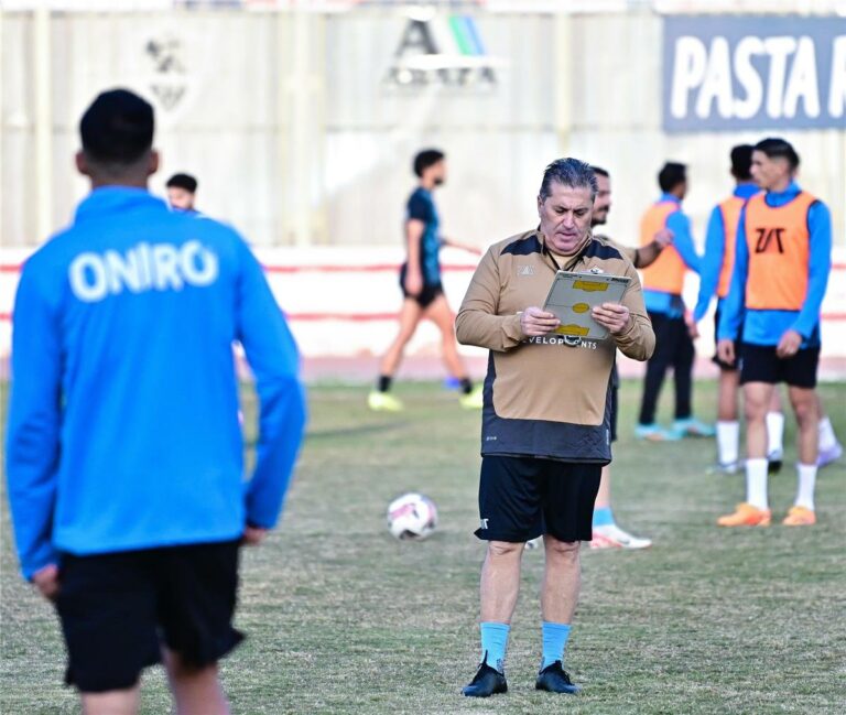 مران الزمالك | بيسيرو يستعرض التفاصيل الفنية في مباراة بتروجيت قبل مواجهة الأهلي