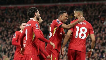 تشكيل ليفربول المتوقع أمام أستون فيلا اليوم في الدوري الإنجليزي