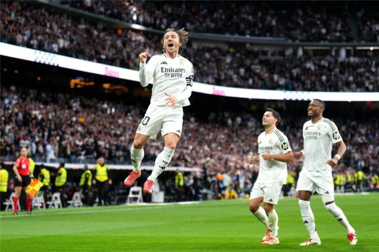 فيديو | لوكا مودريتش يسجل هدف ريال مدريد الأول أمام جيرونا