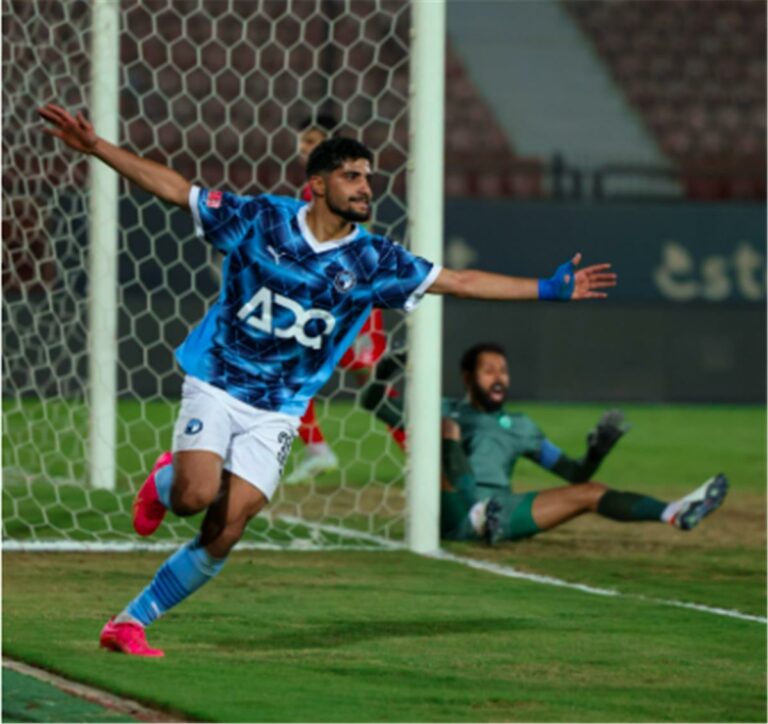 فيديو | إبراهيم عادل يسجل هدف بيراميدز الأول أمام طلائع الجيش