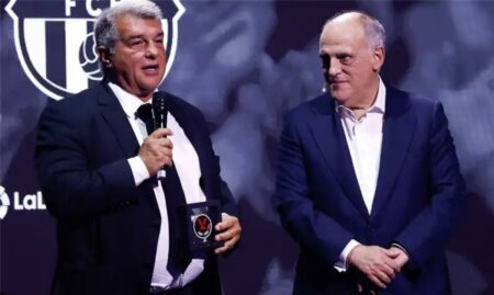صدام جديد بين برشلونة ورابطة الدوري الإسباني