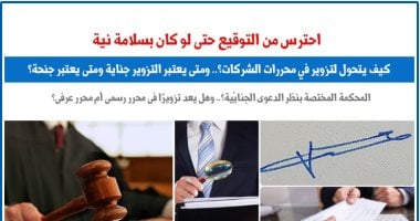 احترس من التوقيع حتى لو كان بسلامة نية فى محررات الشركات.. برلمانى