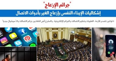 3 قوانين تتصدى لإشكاليات الإيذاء النفسى بإزعاج الغير بأدوات الاتصال.. برلماني