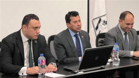 وزير الرياضة يلتقي مع أعضاء مجلسي النواب والشيوخ بتنسيقية شباب الأحزاب