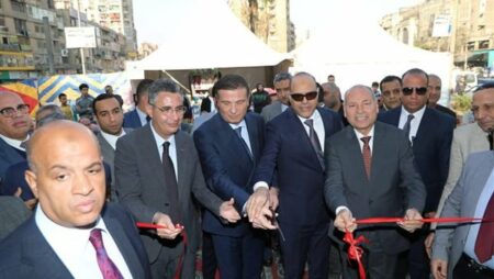 وزراء الزراعة والتموين والعمل ومحافظ القاهرة يفتتحون معرض أهلا رمضان بباب الشعرية
