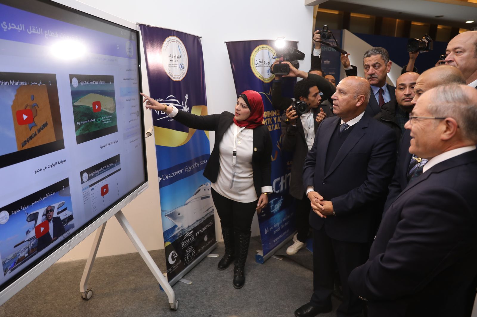 كامل الوزير يفتتح معرض مصر الدولي لليخوت والقوارب 2 كامل الوزير يفتتح معرض مصر الدولي لليخوت والقوارب
