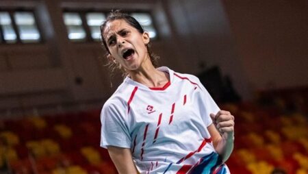 نور يسري تهزم ضحى هاني وتتوج بذهبية بطولة أفريقيا للريشة الطائرة