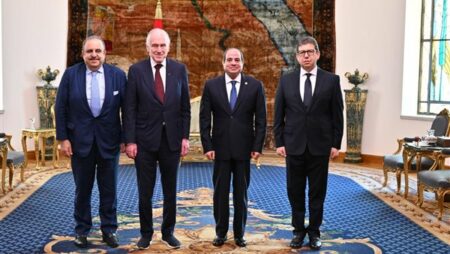 إعادة إعمار غزة وتوفير الأدوية لصالح أهالي القطاع يتصدران نشاط السيسي اليوم.. فيديو