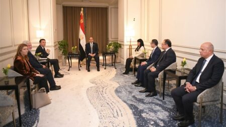 رئيس نفانتيا الإسبانية يؤكد للسيسي اهتمام الشركة بالاستثمار بمصر في مجال بناء السفن والطاقة
