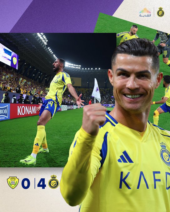النصر السعودي يسحق الوصل الإماراتي برباعية في دوري أبطال آسيا 1 النصر السعودي يسحق الوصل الإماراتي برباعية في دوري أبطال آسيا