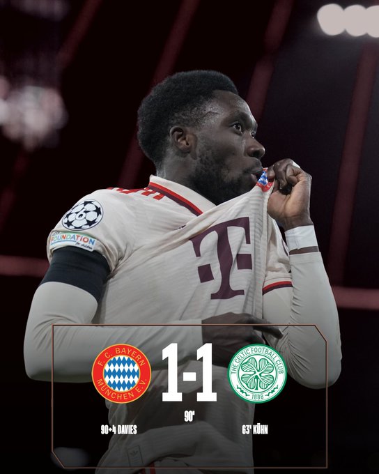 بايرن ميونخ يتأهل إلى دور الـ16 بصعوبة في دوري الأبطال 1 بايرن ميونخ يتأهل إلى دور الـ16 بصعوبة في دوري الأبطال