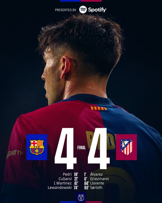 مباراة الـ8 أهداف.. برشلونة وأتلتيكو مدريد يتعادلان في كأس ملك إسبانيا 3 مباراة الـ8 أهداف.. برشلونة وأتلتيكو مدريد يتعادلان في كأس ملك إسبانيا