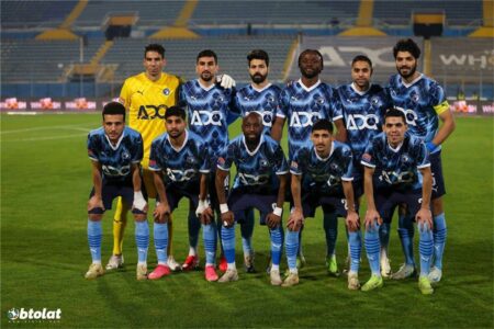 قائمة بيراميدز لمباراة المصري في الدوري