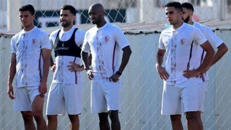 تدريبات خططية للزمالك استعدادا لسموحة