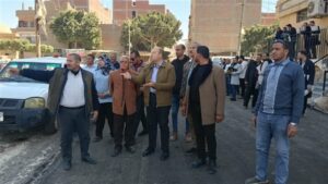 بالصور.. نائب محافظ الجيزة يتفقد مشروعات التطوير والرصف بمركز العياط