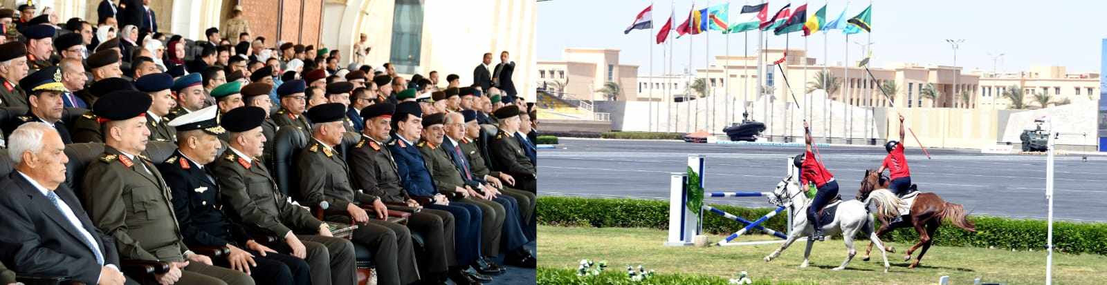 وزير الدفاع يشهد حفل انتهاء فترة الإعداد العسكري لطلبة الأكاديمية العسكرية المصرية والكليات العسكرية.. فيديو
