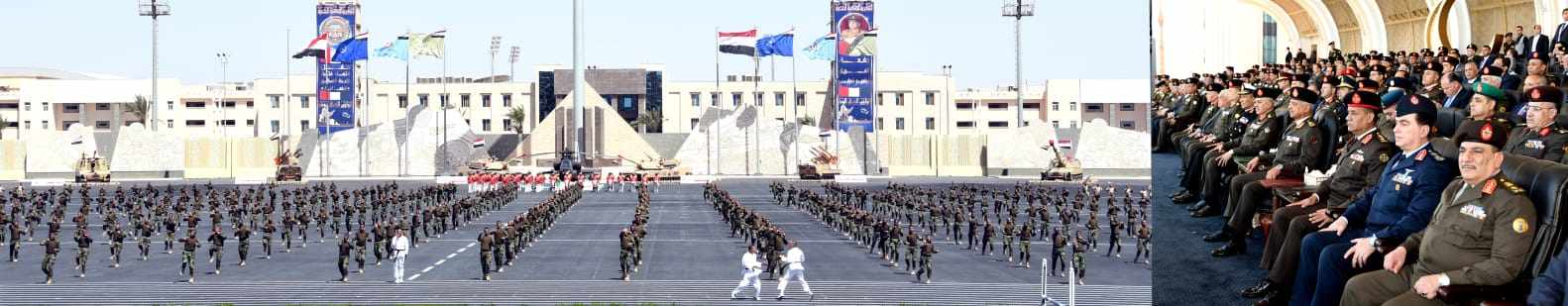 وزير الدفاع يشهد حفل انتهاء فترة الإعداد العسكري لطلبة الأكاديمية العسكرية المصرية والكليات العسكرية.. فيديو