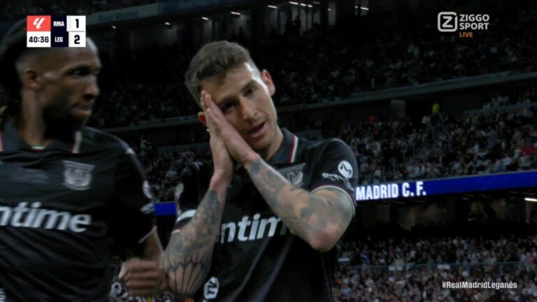 داني رابا يسجل هدف ليجانيس الثاني أمام ريال مدريد