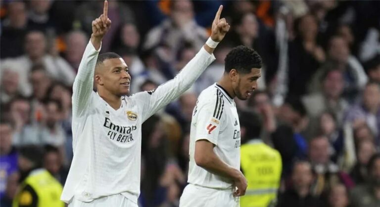 مبابي يقود ريال مدريد للفوز بثلاثية على ليجانيس وملاحقة برشلونة في الدوري الإسباني