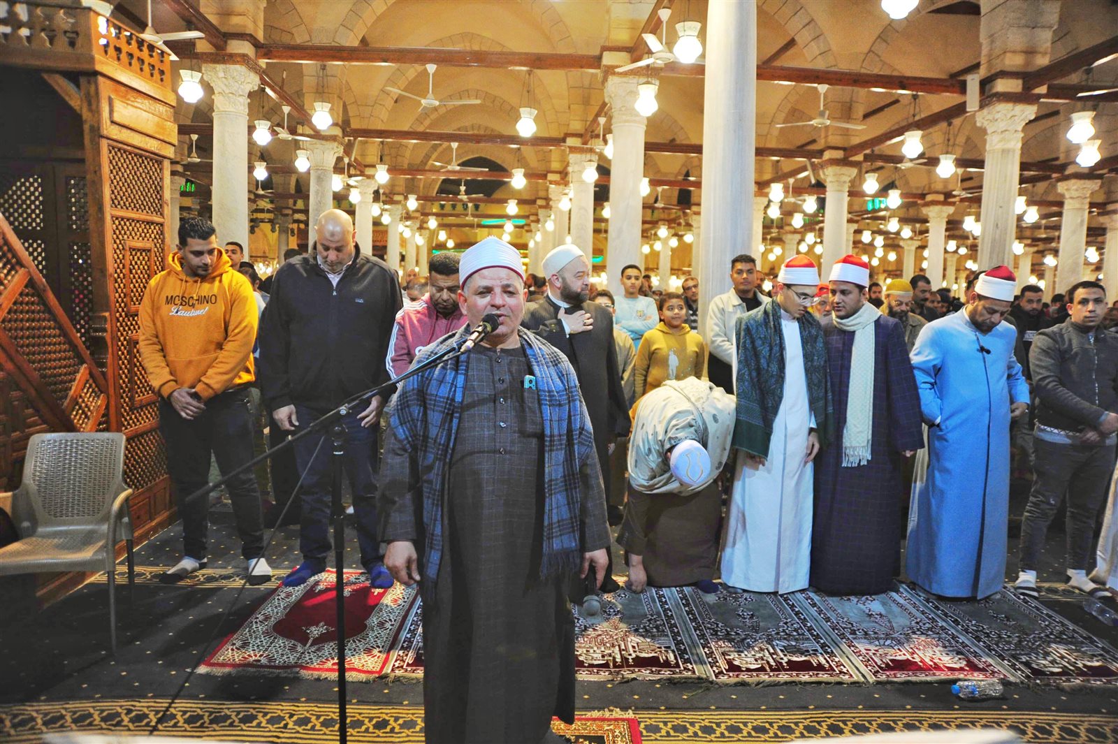 صلاة تراويح السابع من رمضان من مسجد عمرو بن العاص.. صور 1 صلاة تراويح السابع من رمضان من مسجد عمرو بن العاص.. صور