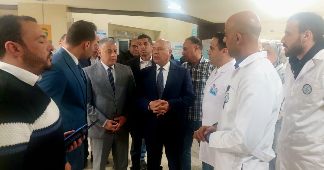 كامل الوزير يزور مصابي حادث قطار القنطرة بالإسماعيلية