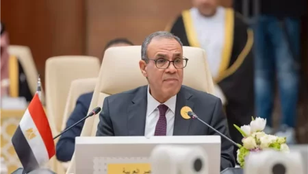 وزير الخارجية يجتمع بقطاع الأمريكتين بالوزارة