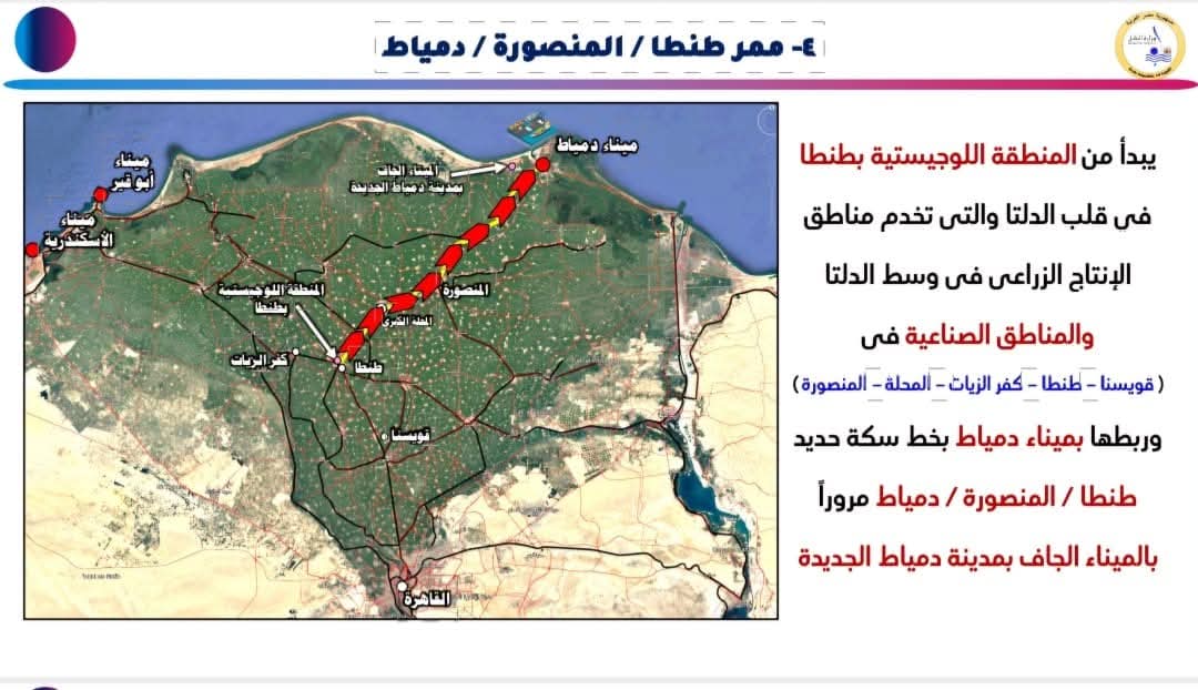 النقل: جار إنشاء وتنفيذ 7 ممرات لوجستية متكاملة 7 النقل: جار إنشاء وتنفيذ 7 ممرات لوجستية متكاملة