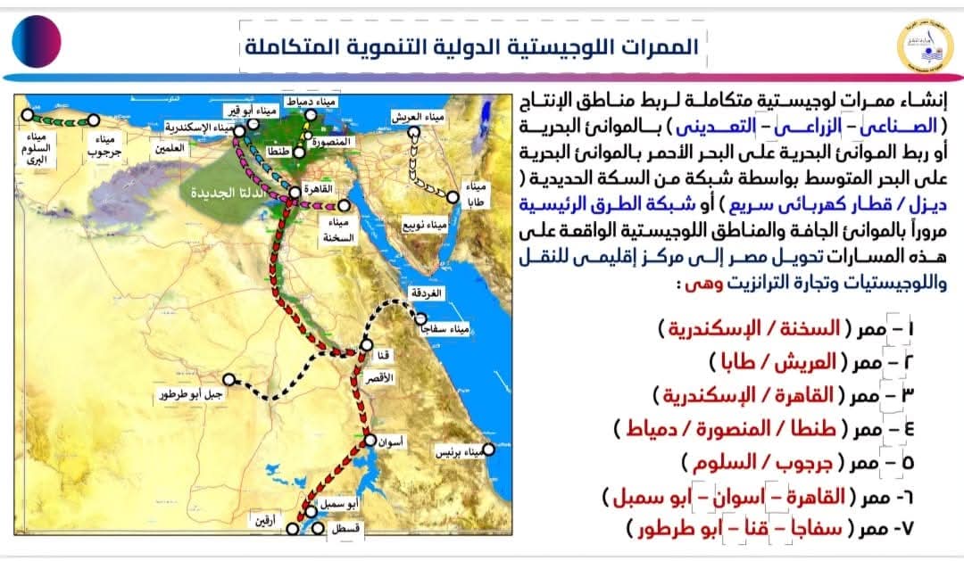 النقل: جار إنشاء وتنفيذ 7 ممرات لوجستية متكاملة 1 النقل: جار إنشاء وتنفيذ 7 ممرات لوجستية متكاملة