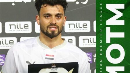 صلاح محسن رجل مباراة المصري ضد مودرن سبورت