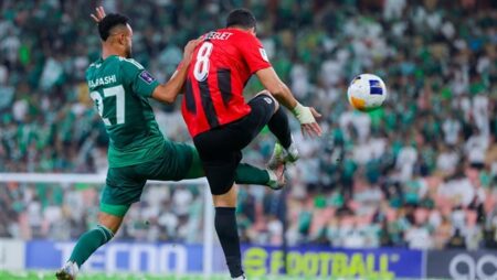 تريزيجيه يودع دوري أبطال آسيا مع الريان بالهزيمة من أهلي جدة