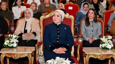 السيدة انتصار السيسي تشهد احتفالية يوم المرأة المصرية