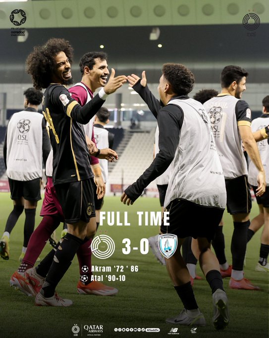 السد يسحق الوكرة بثلاثية في الدوري القطري 1 السد يسحق الوكرة بثلاثية في الدوري القطري