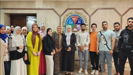 تدريب 70 طالبًا وطالبة من كلية الزراعة جامعة القاهرة بالمعمل المركزي للمبيدات