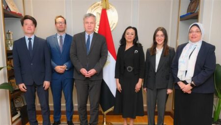 وزيرة التضامن تلتقي السفير الألماني بالقاهرة لتعزيز التعاون