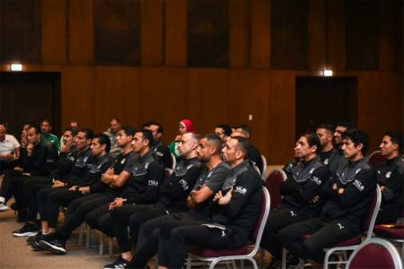ختام المرحلة الأولى لمعسكر الحكام بتدريبات عملية واختبار فيديو