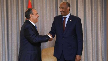 وزير الخارجية يلتقي رئيس مجلس السيادة السوداني على هامش منتدى أنطاليا