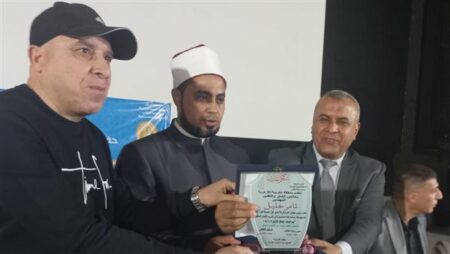 غزل المحلة يكرم الطلبة المتفوقين من الأيتام بالأزهر الشريف.. صور