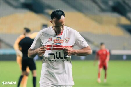 ناصر منسي يُسجل هدف الزمالك الأول أمام سموحة (فيديو)