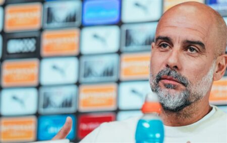 جوارديولا يوضح تطورات إصابات خماسي مانشستر سيتي قبل مواجهة إيفرتون