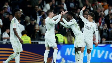 فيديو | صاروخية قاتلة.. فالفيردي يسجل هدف ريال مدريد الأول أمام أتلتيك بلباو