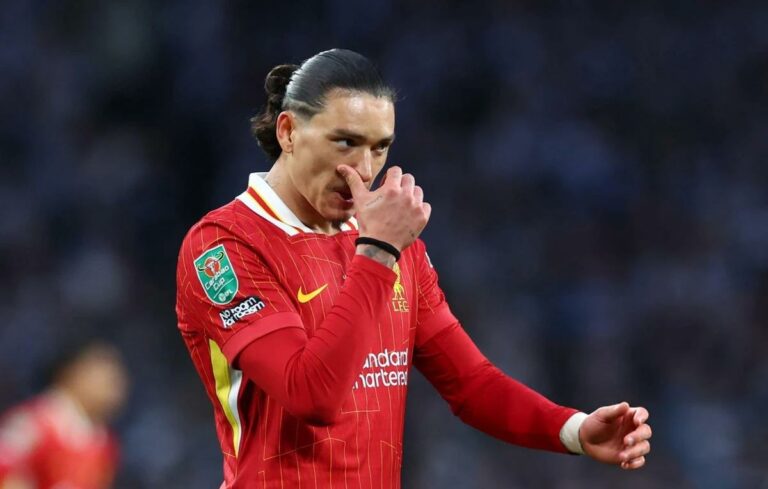 5 ملايين يورو قد تحرم نونيز من المشاركة أساسيًا مع ليفربول لنهاية الموسم