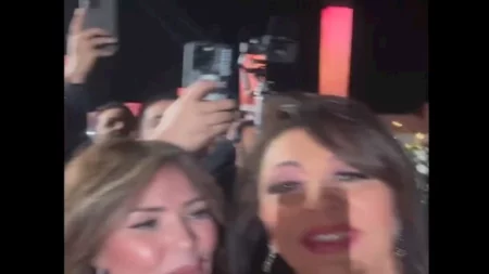 هالة صدقي تنشر فيديو من حفل زفاف ليلى زاهر وهشام جمال