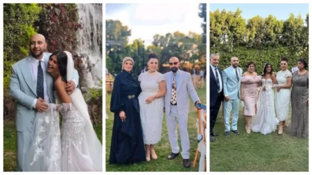 بالصور- نجوم الفن في حفل زفاف نجل الشاعر بهاء الدين محمد