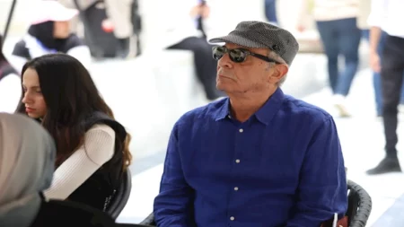 بالصور| محمود حميدة وبشرى يحضران ندوة "دور المرأة في الفن" بمهرجان الإسكندرية للفيلم القصير