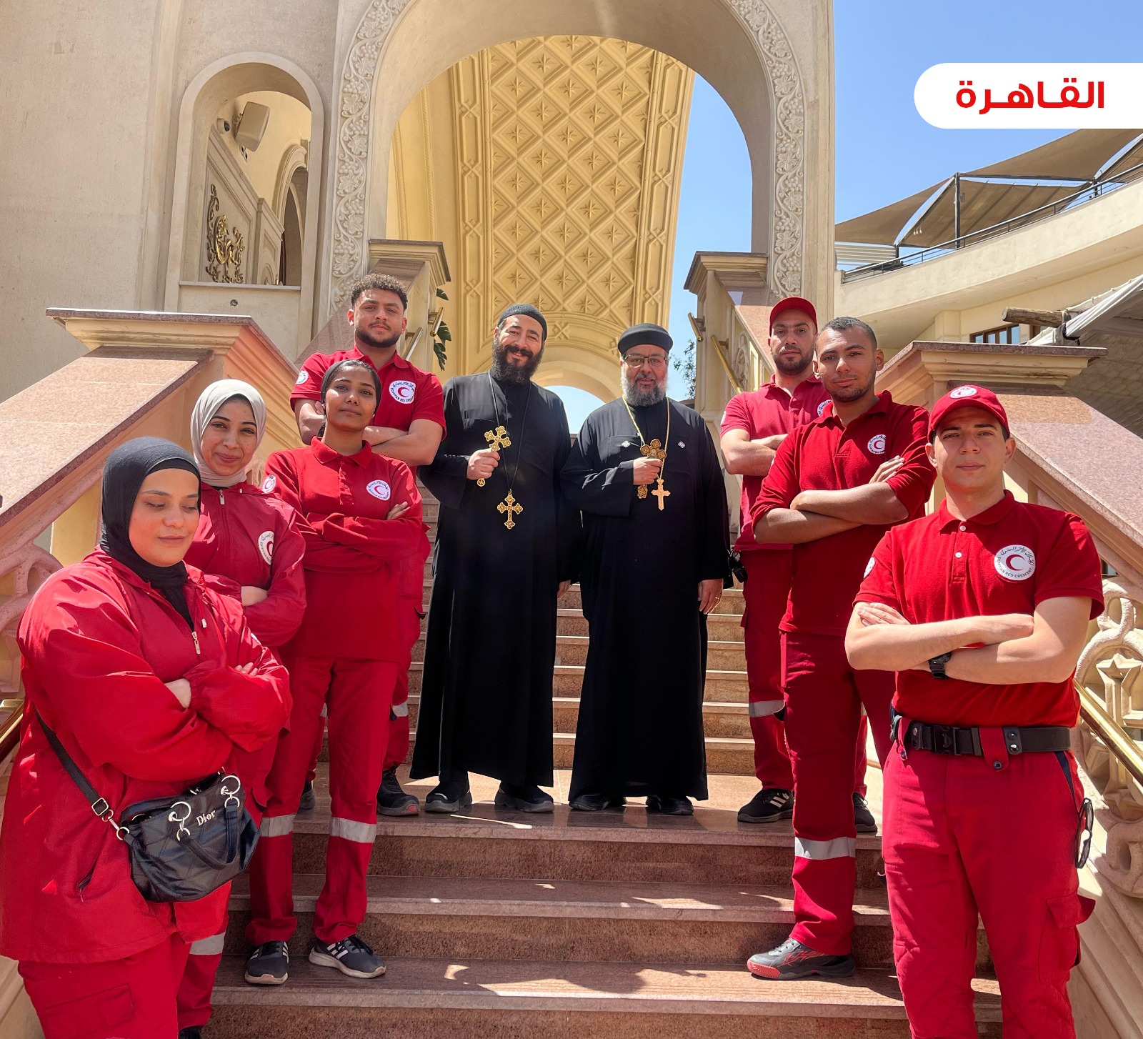 الهلال الأحمر يشارك في تأمين 50 كنيسة باحتفالات عيد القيامة 5 الهلال الأحمر يشارك في تأمين 50 كنيسة باحتفالات عيد القيامة