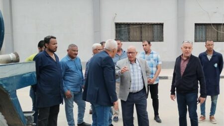 رئيس مياه الشرب بالقاهرة يتابع انتظام العمل بكل مواقع الشركة